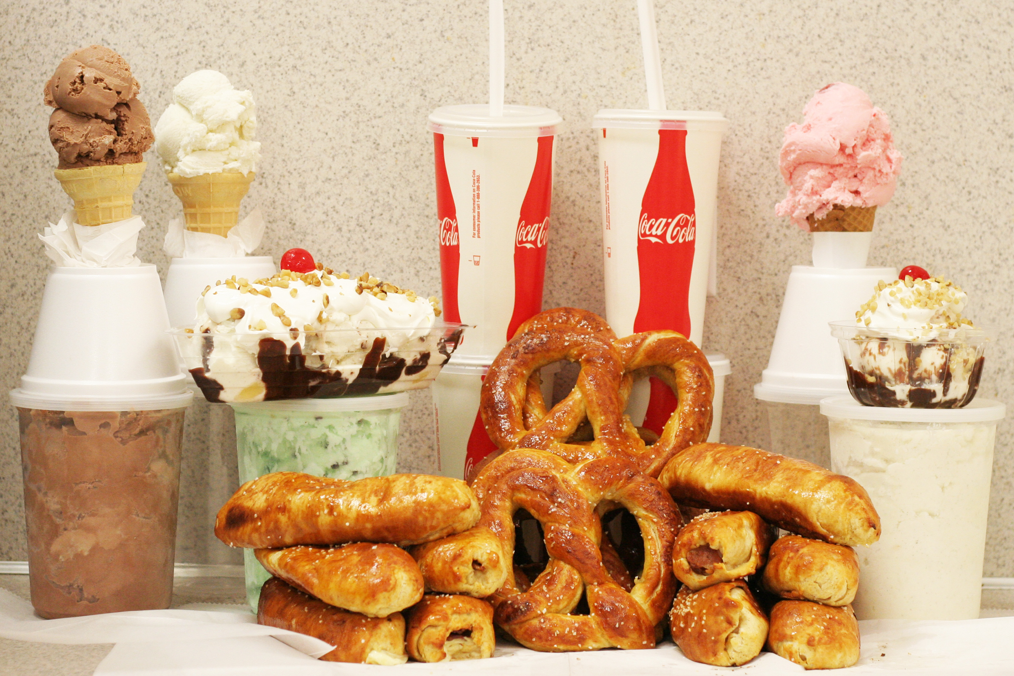 King's Soft Pretzels & Ice Cream Bristol Amish Market PA NJ